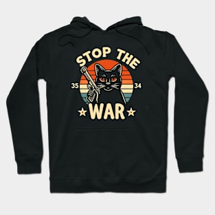 Stop the war - cats Hoodie